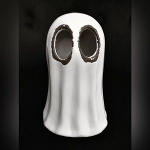 NWOT Mini 5” Light-Up Ghost Cute Spooky Halloween Decorative Ceramic Figure